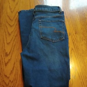 High rise skinny jeans